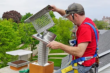 Services Chimney Cap Repairs 1 | Florida - Fireplace & Chimney Services