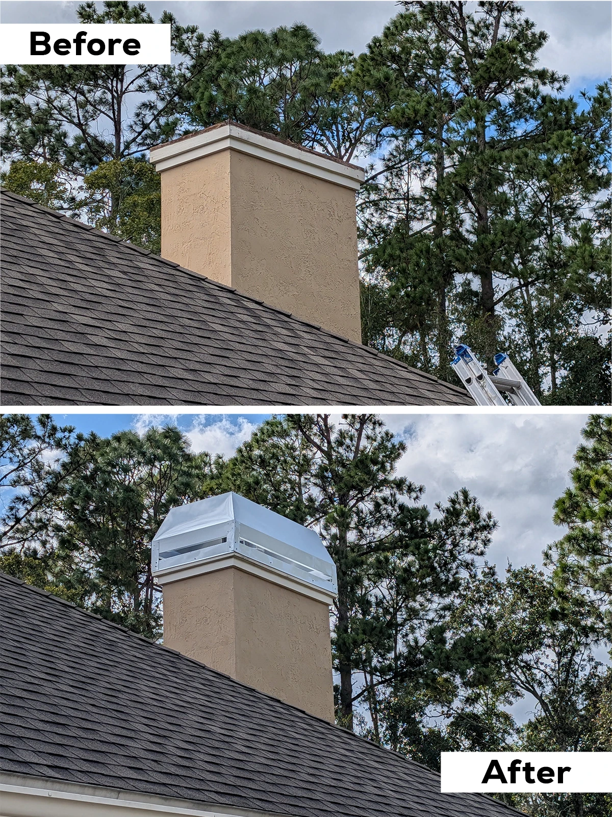 Home Before after 1200x 1600 04 | Florida - Fireplace & Chimney Services