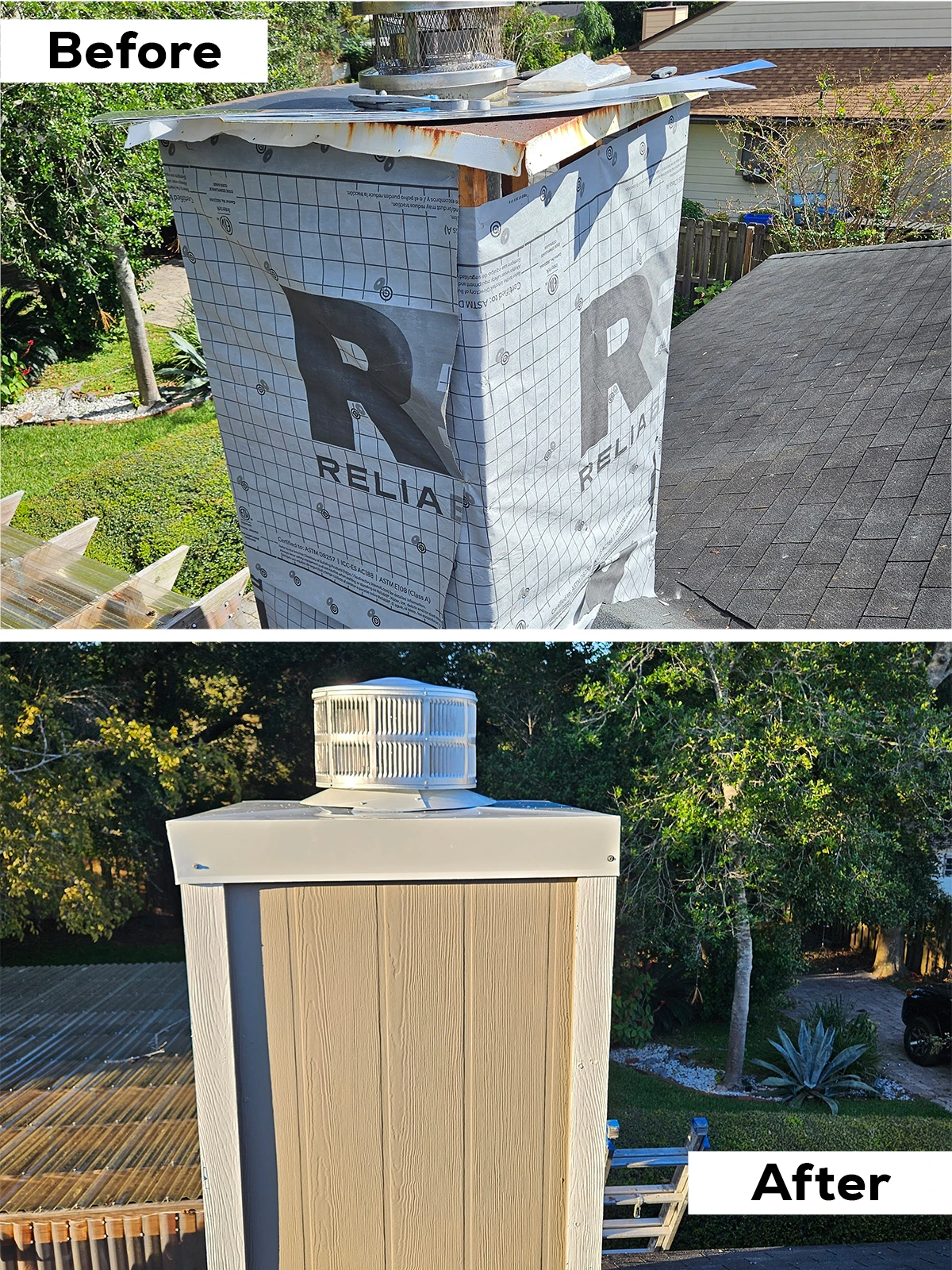 Home Before after 1200x 1600 | Florida - Fireplace & Chimney Services